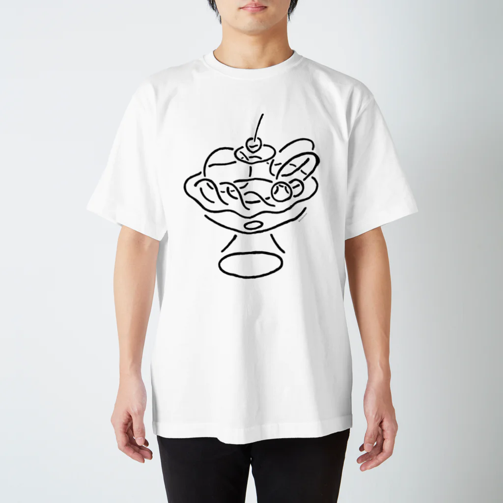 UMiSORAのIN&OUT_line series #01( プリンアラモード ) スタンダードTシャツ