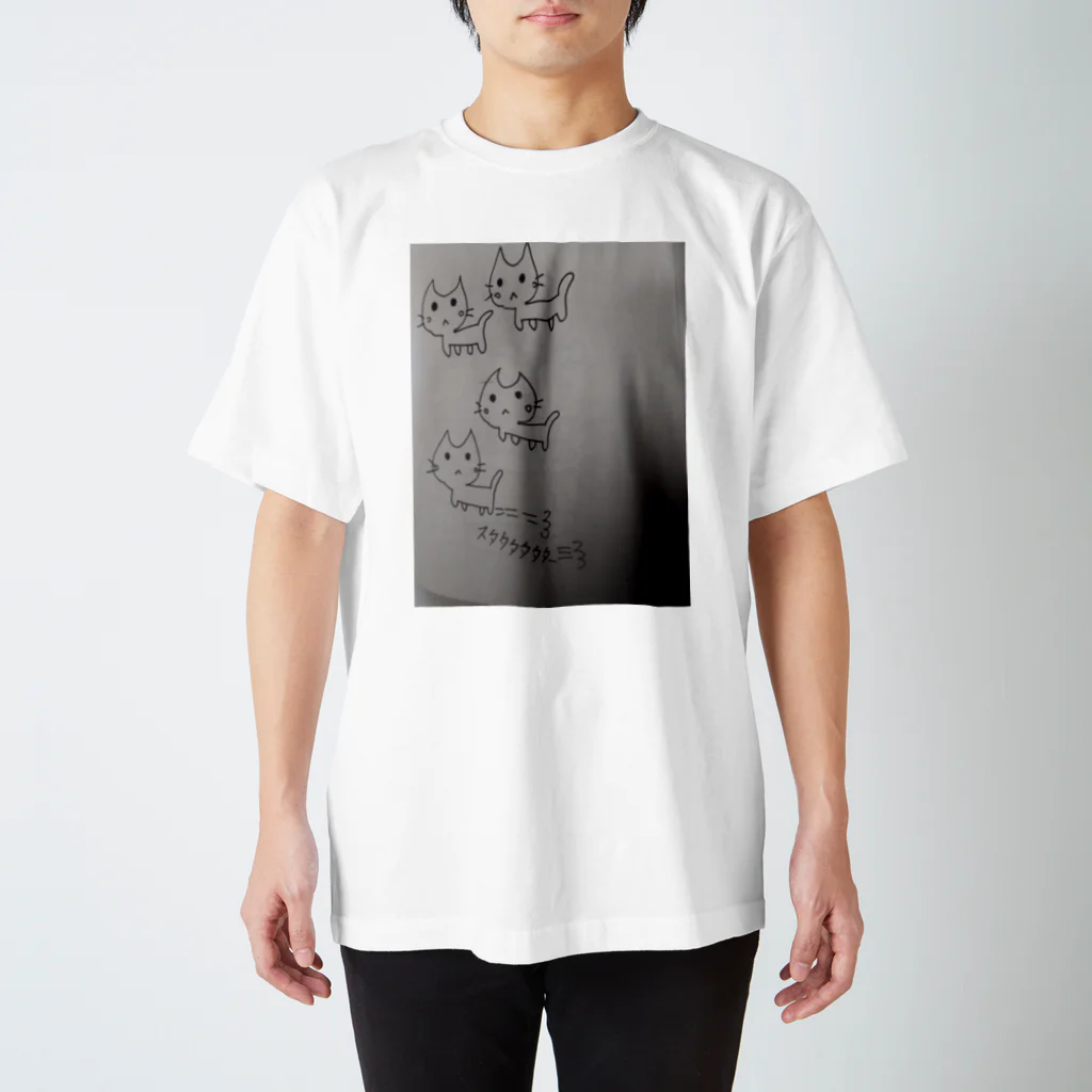 yuki1225の走り出す猫 Regular Fit T-Shirt