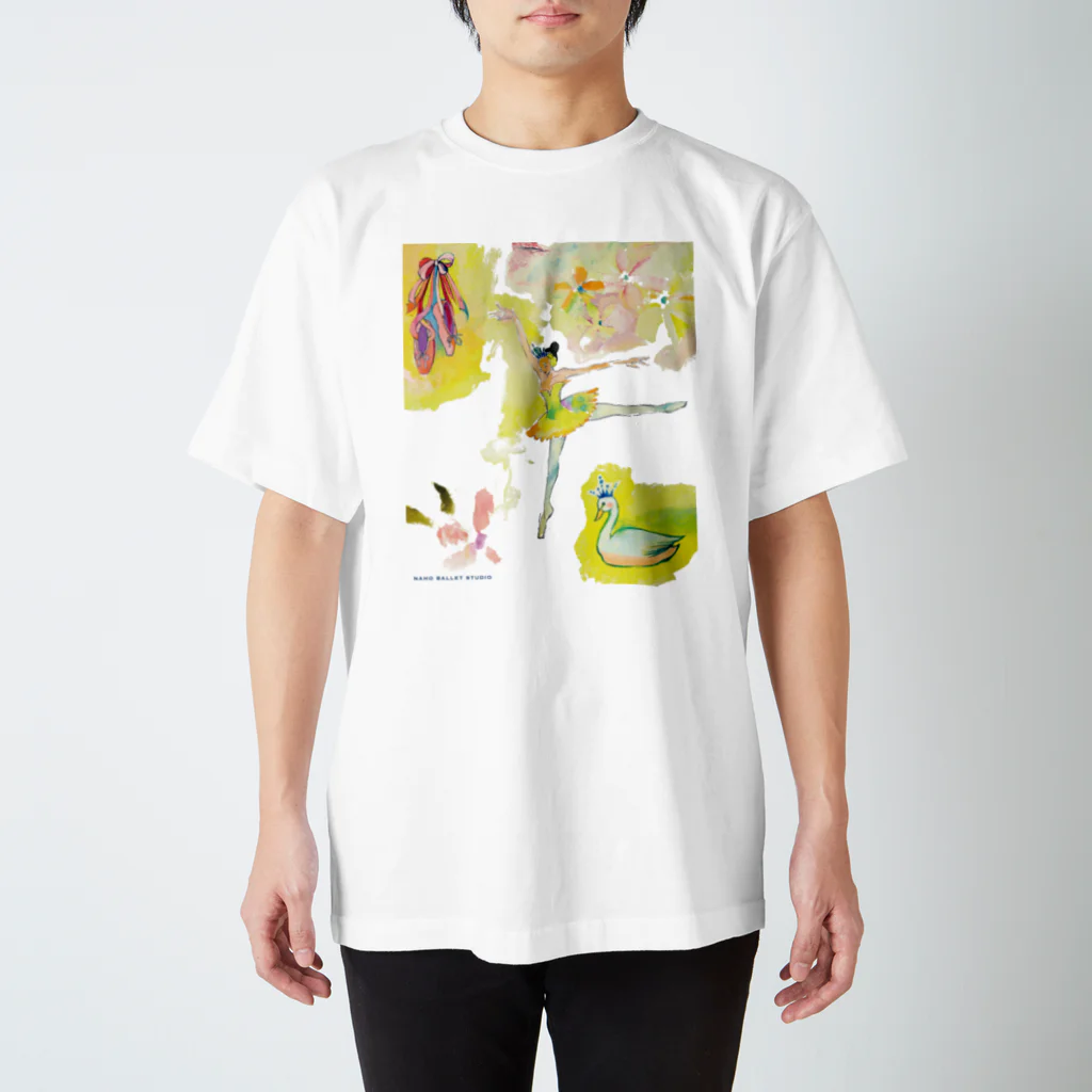 NAHO BALLET STUDIOのスワン🦢 スタンダードTシャツ