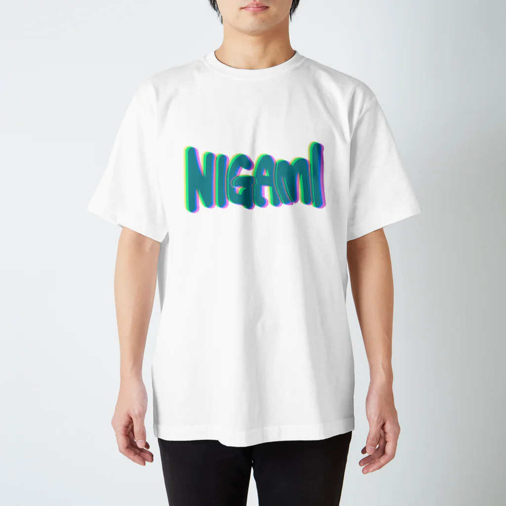 あくびの気まぐれ置き場のNIGAMI スタンダードTシャツ