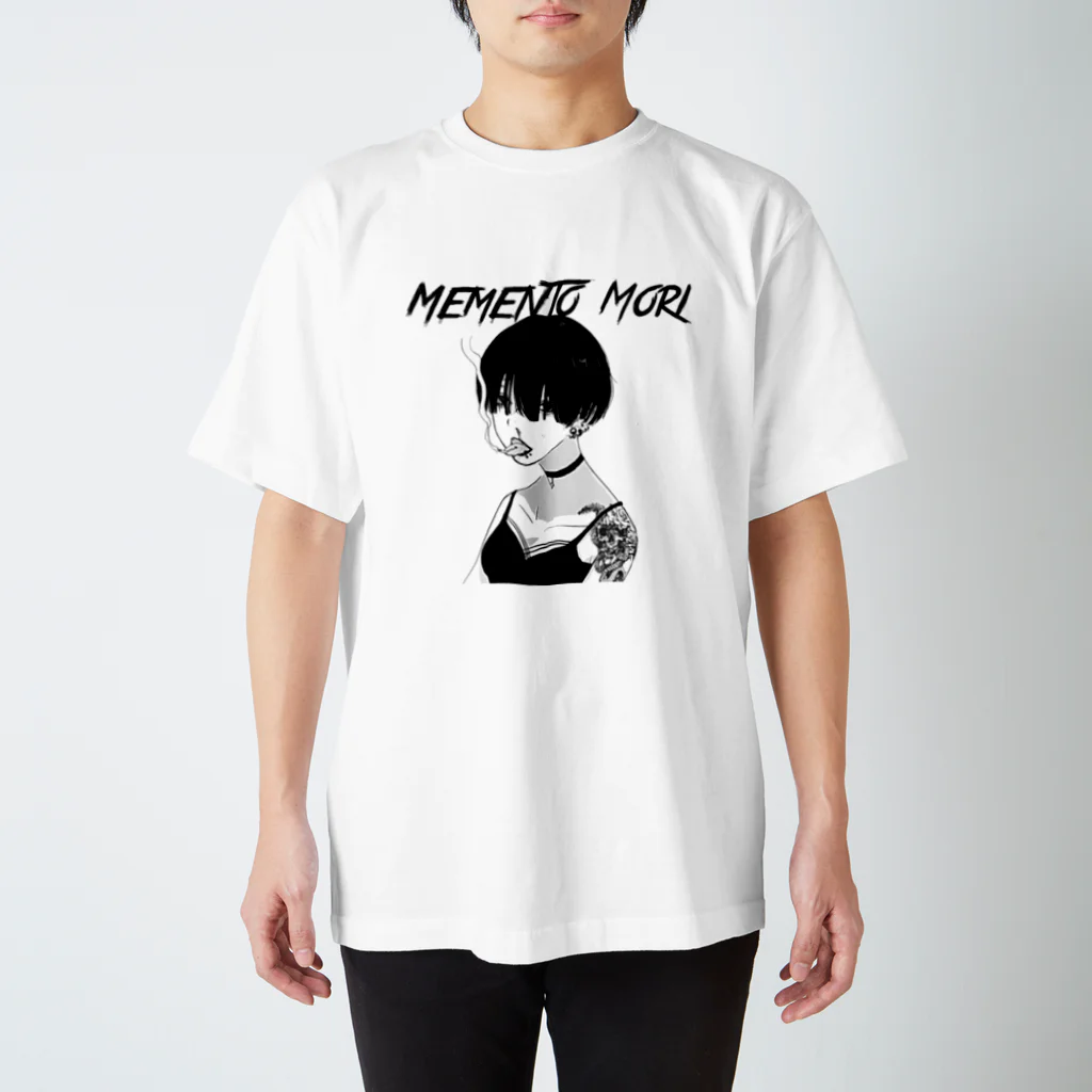 猫背の✝︎ Memento Mori ✝︎ スタンダードTシャツ