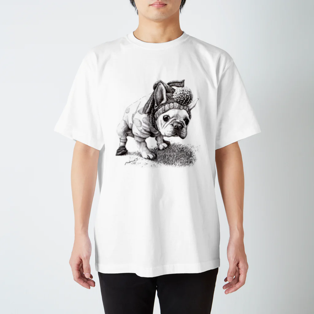 Momojiの犬画のフレブル6 Regular Fit T-Shirt