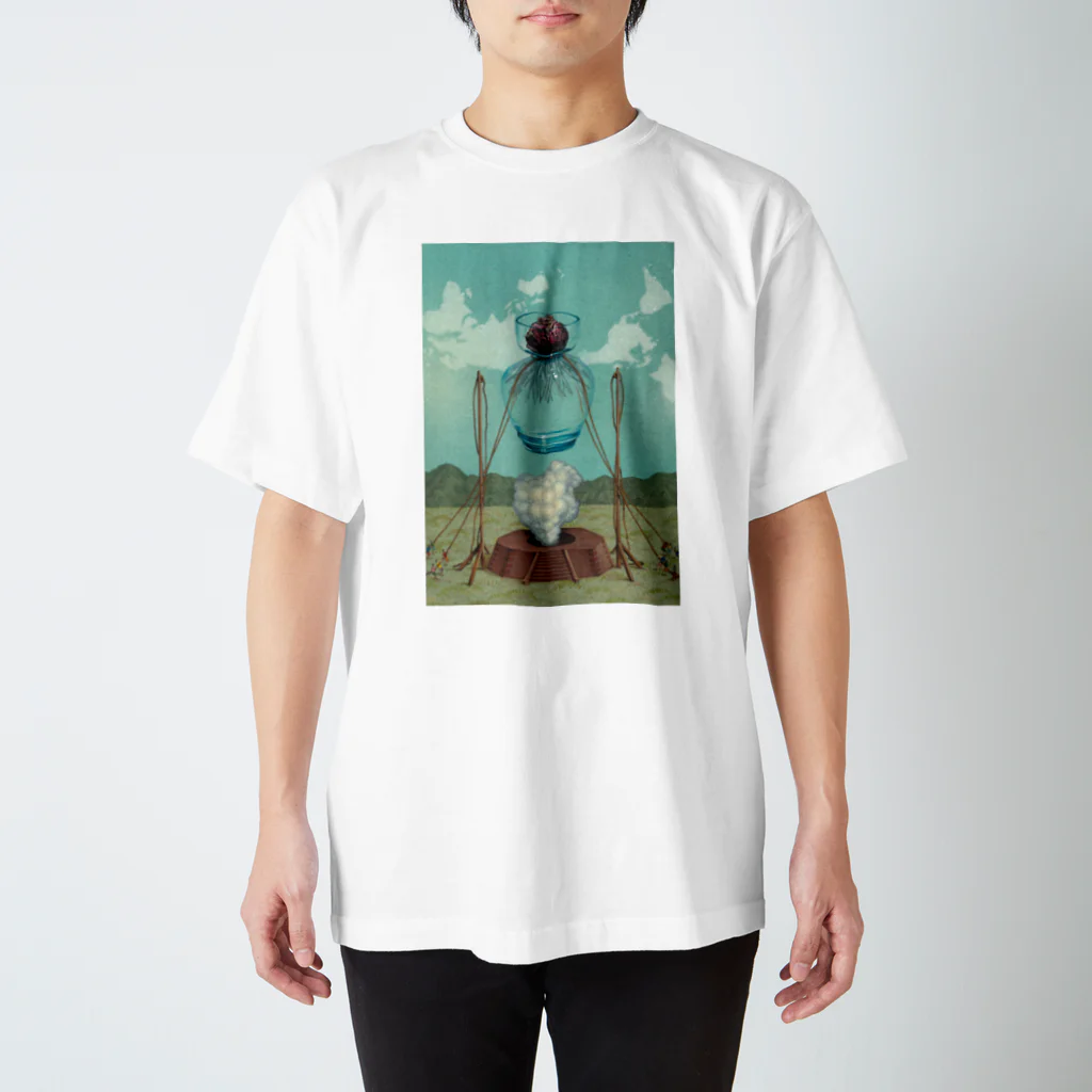 長谷川雅子 / Masako Hasegawaのヒアシンスの飛行実験 スタンダードTシャツ