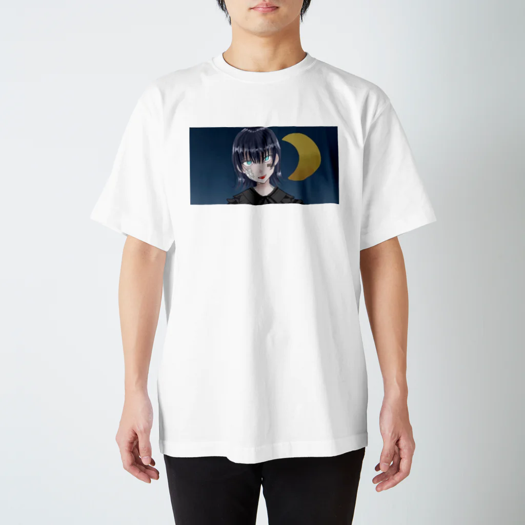 淡遺よるの月は綺麗T Regular Fit T-Shirt