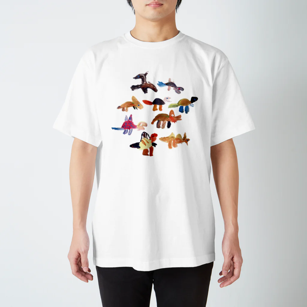 はじめてみるラボ （hjmくんショップ）のhjm-dino シリーズ Regular Fit T-Shirt