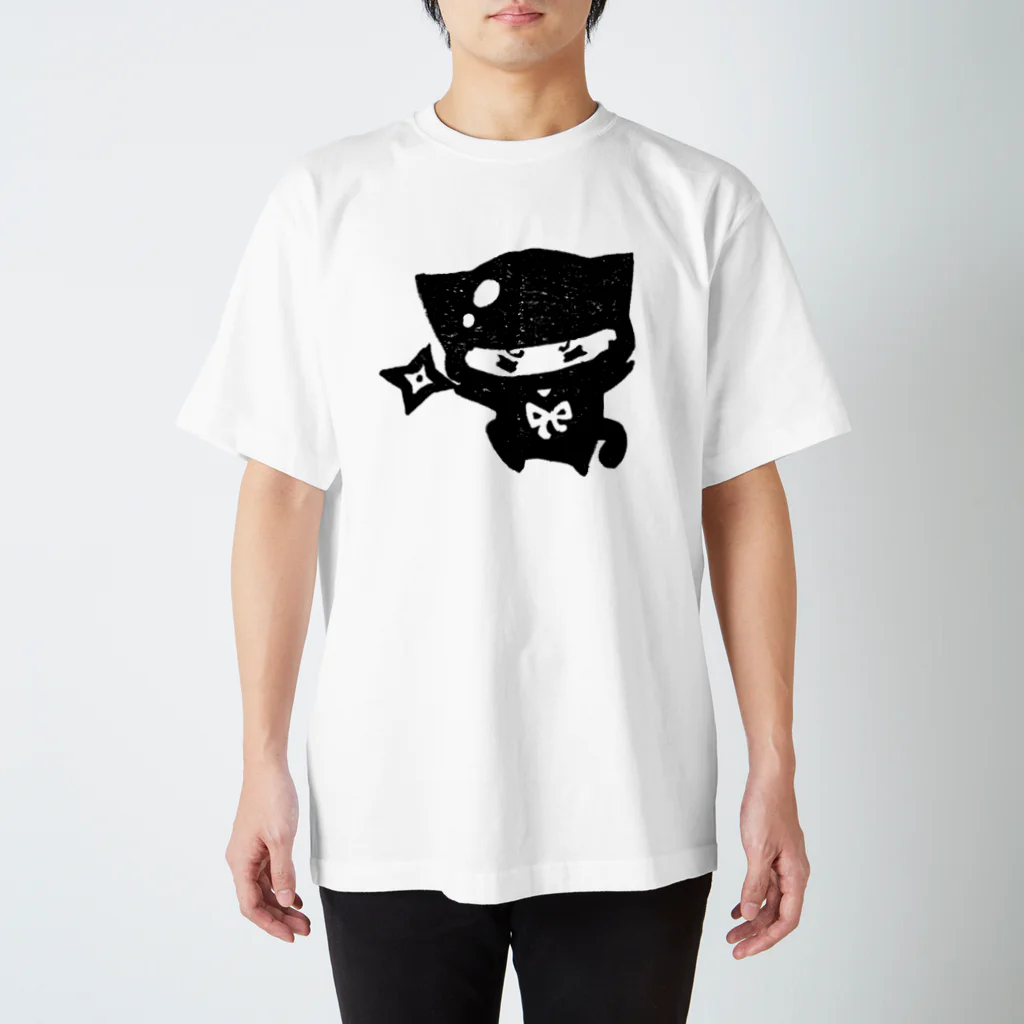 ohirune_sanpoのねこ忍者(｀ω´) スタンダードTシャツ