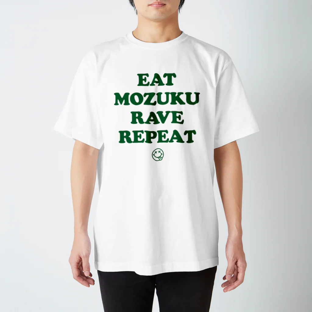 AFROMANCEのEAT MOZUKU RAVE REPEAT スタンダードTシャツ