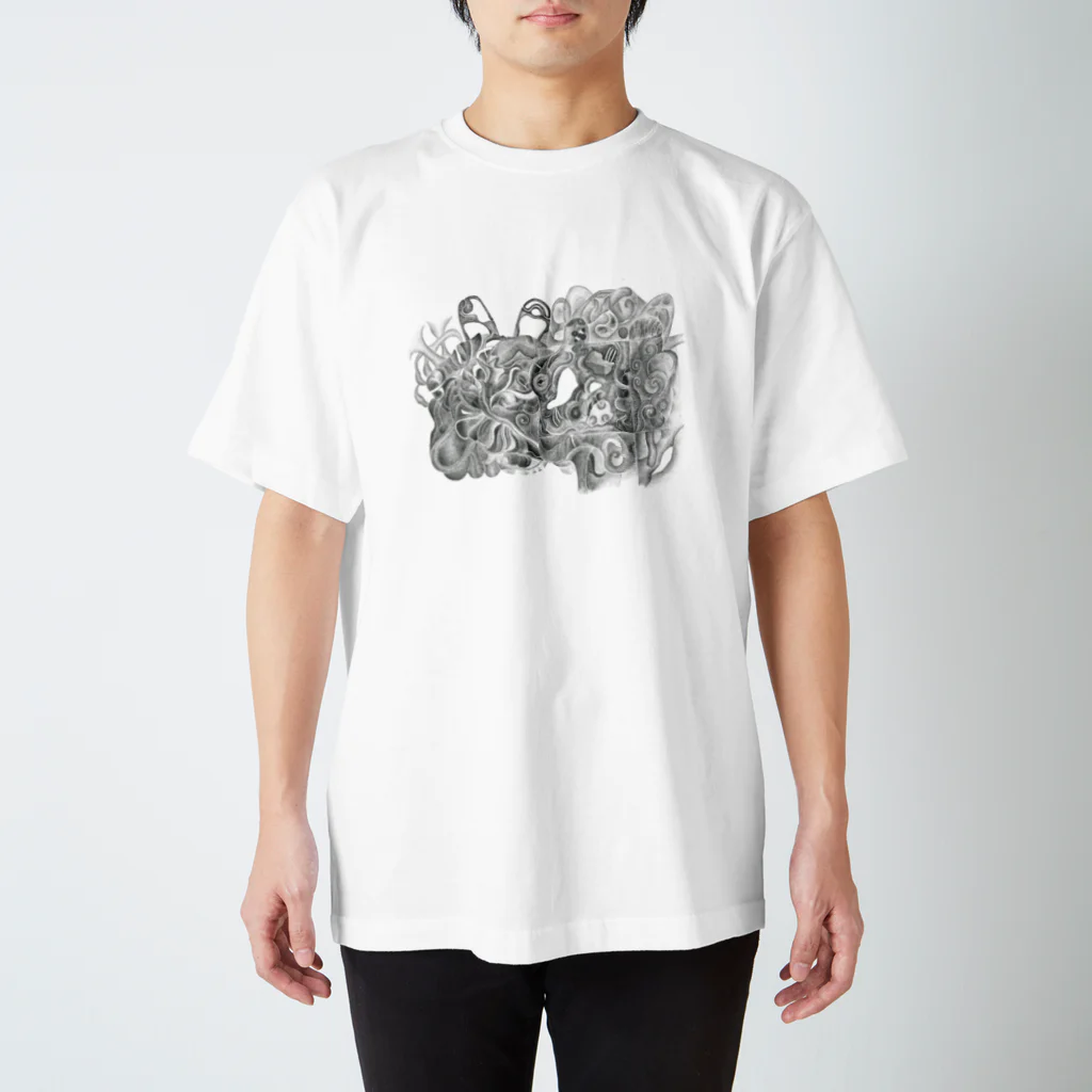 上畠優子(UEHATA yuko)作品グッズ。の★「視界」Tシャツ(半袖) Regular Fit T-Shirt