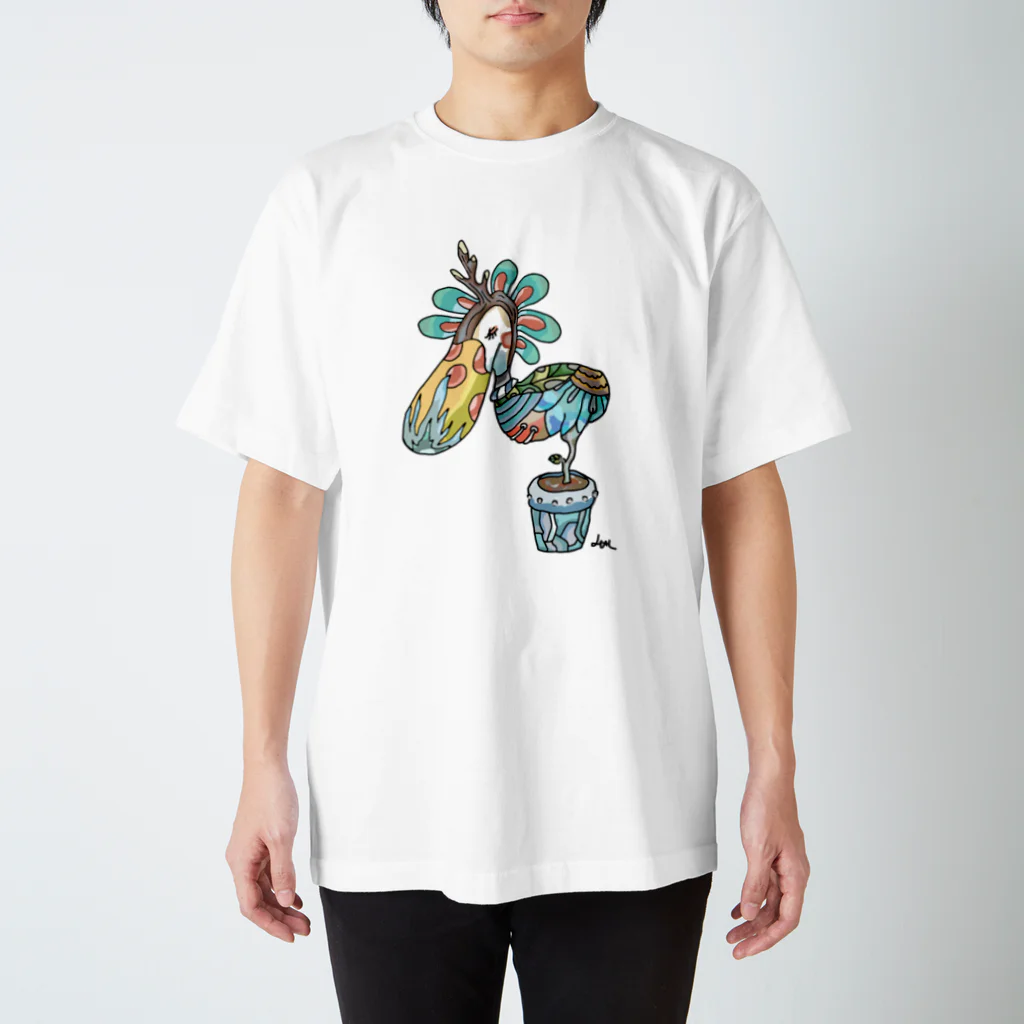 HAL-HIのトリの鉢 スタンダードTシャツ