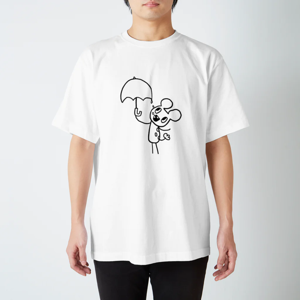 むらさきもふ虫のあめのひ Regular Fit T-Shirt