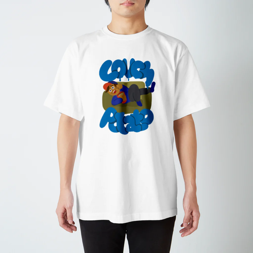 スロータイプ書店 Slowtype Booksのcouch potato カウチポテト 050 Regular Fit T-Shirt