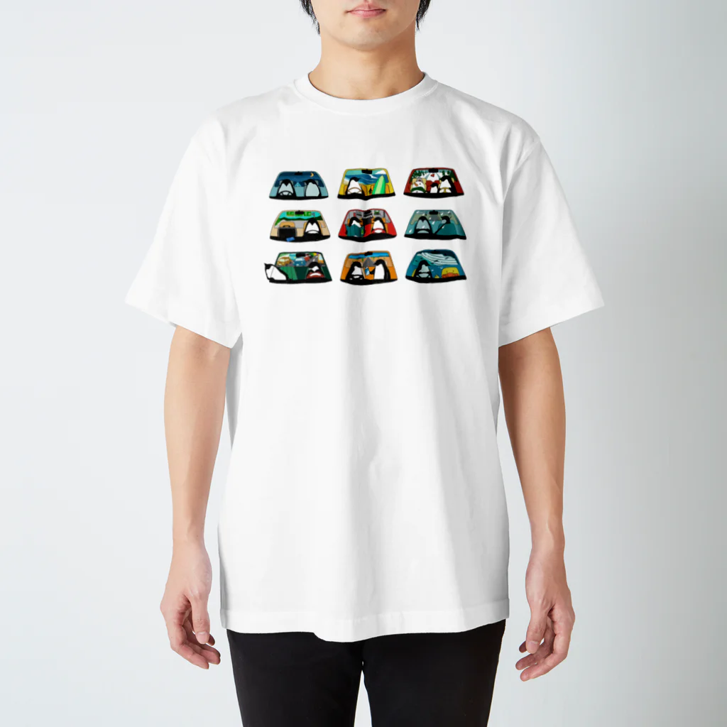 ムクのペンギン・ドライブ スタンダードTシャツ