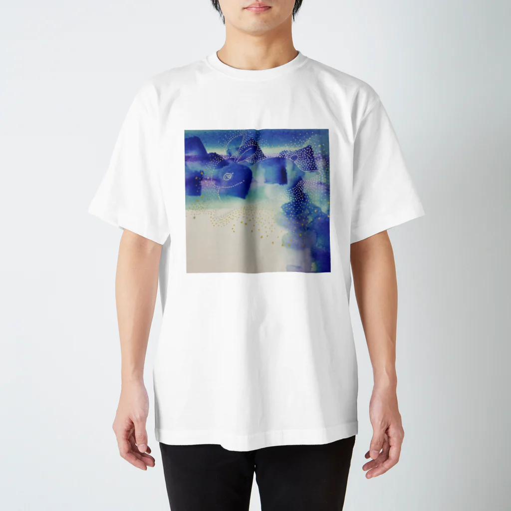 peonicの夜をかける兎 Regular Fit T-Shirt