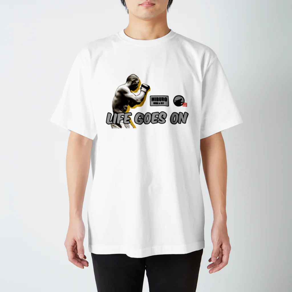 No.326のLGO背中文字黒 スタンダードTシャツ