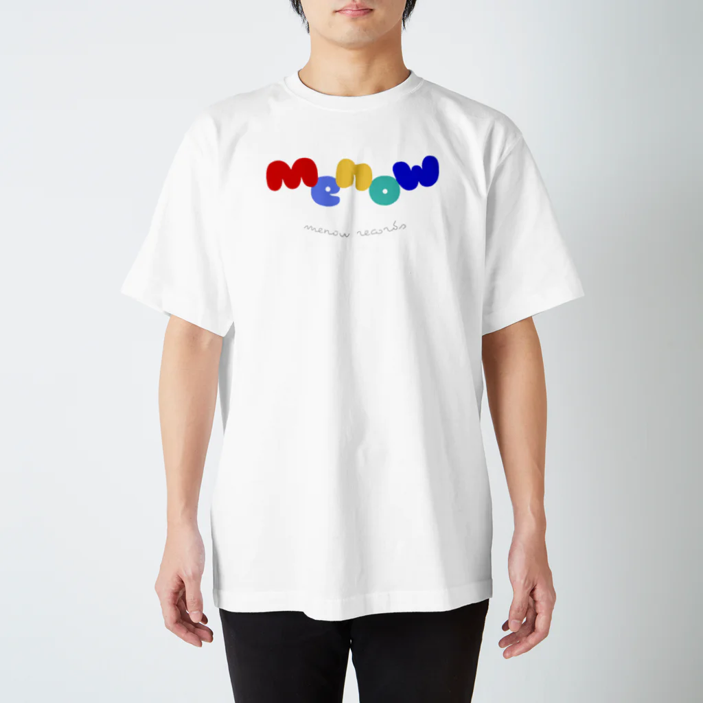 kimidoriのmenow records スタンダードTシャツ