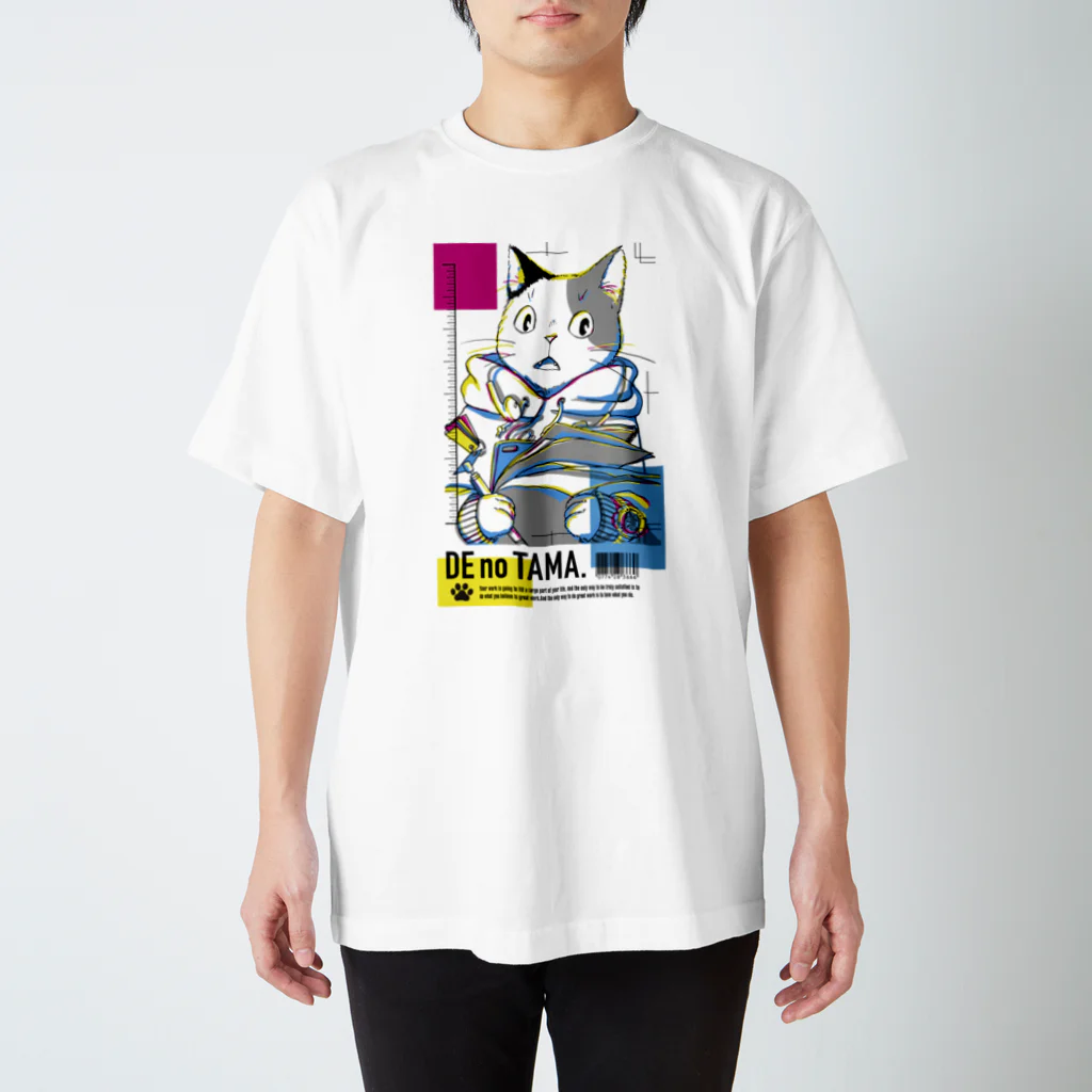 flip flapのDEnoTAMA スタンダードTシャツ