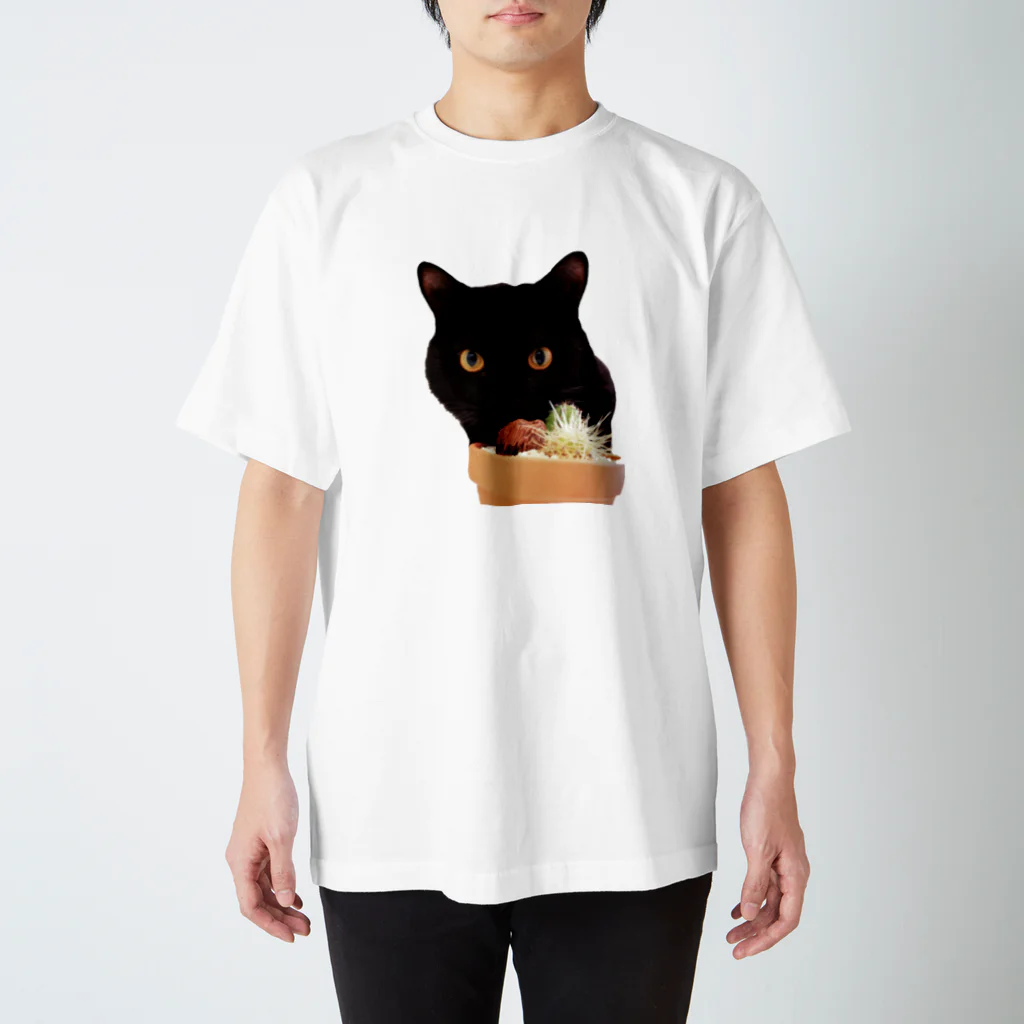 troymetkaのくろねことサボテン スタンダードTシャツ