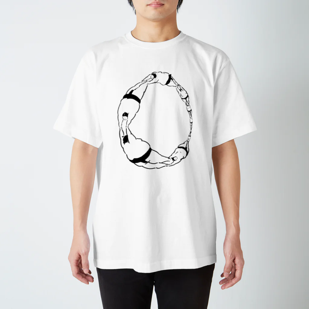 HASINOのお相撲さんの輪 Regular Fit T-Shirt