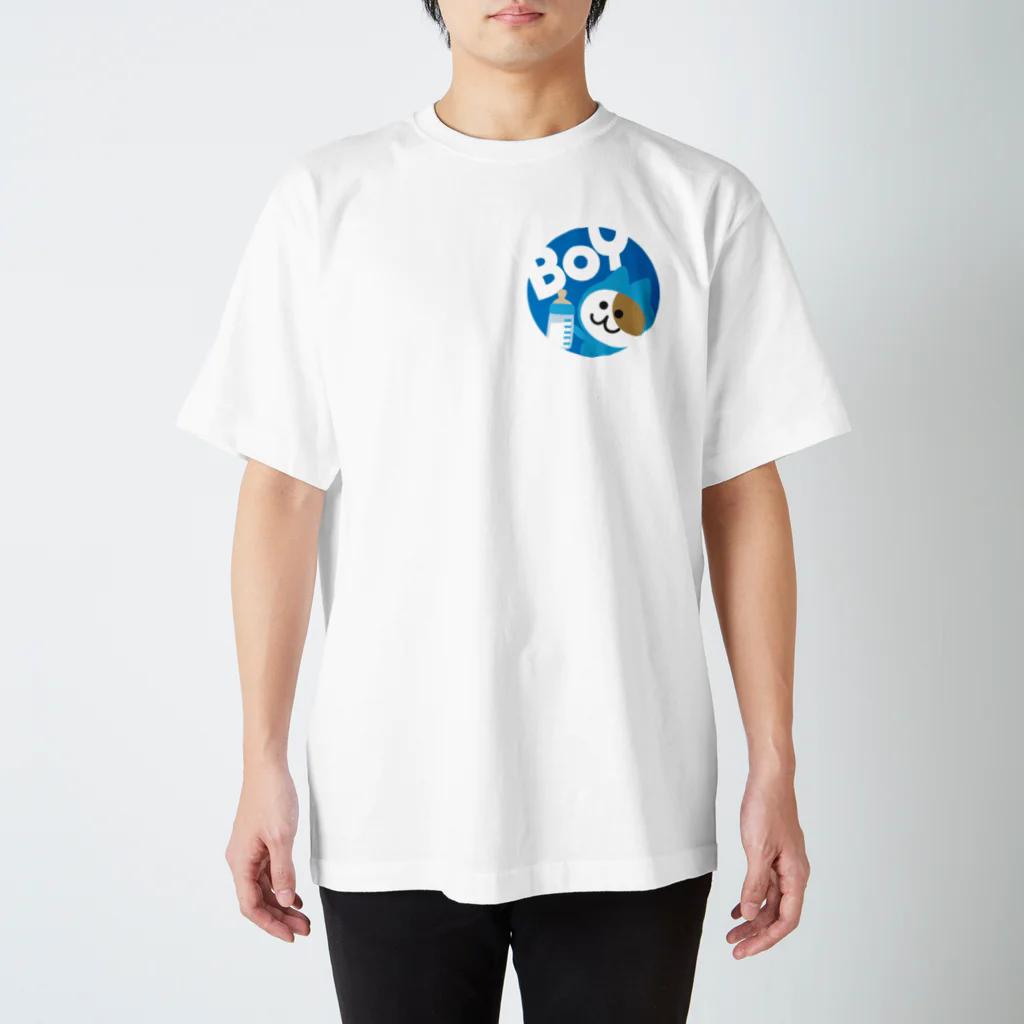 みつとんのねこ乳児ボーイ スタンダードTシャツ