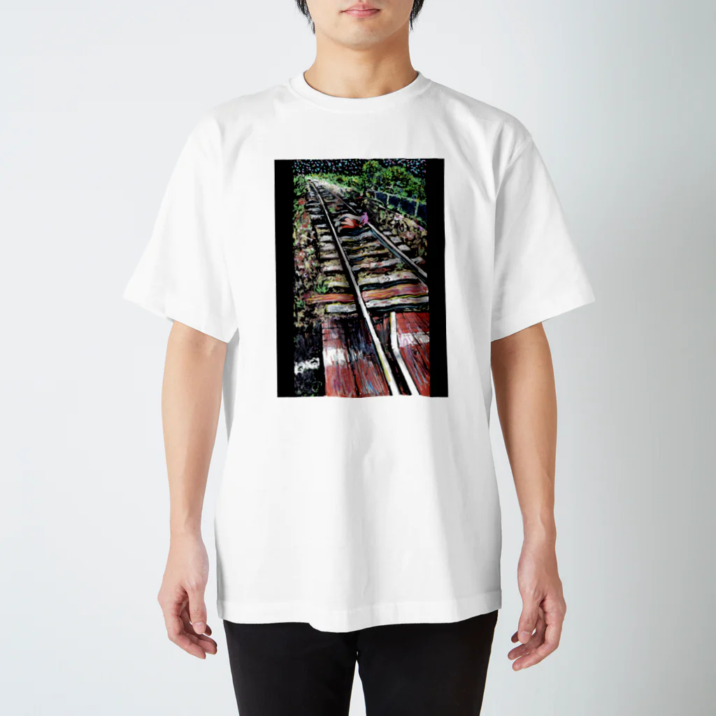 AGURIの線路 Regular Fit T-Shirt