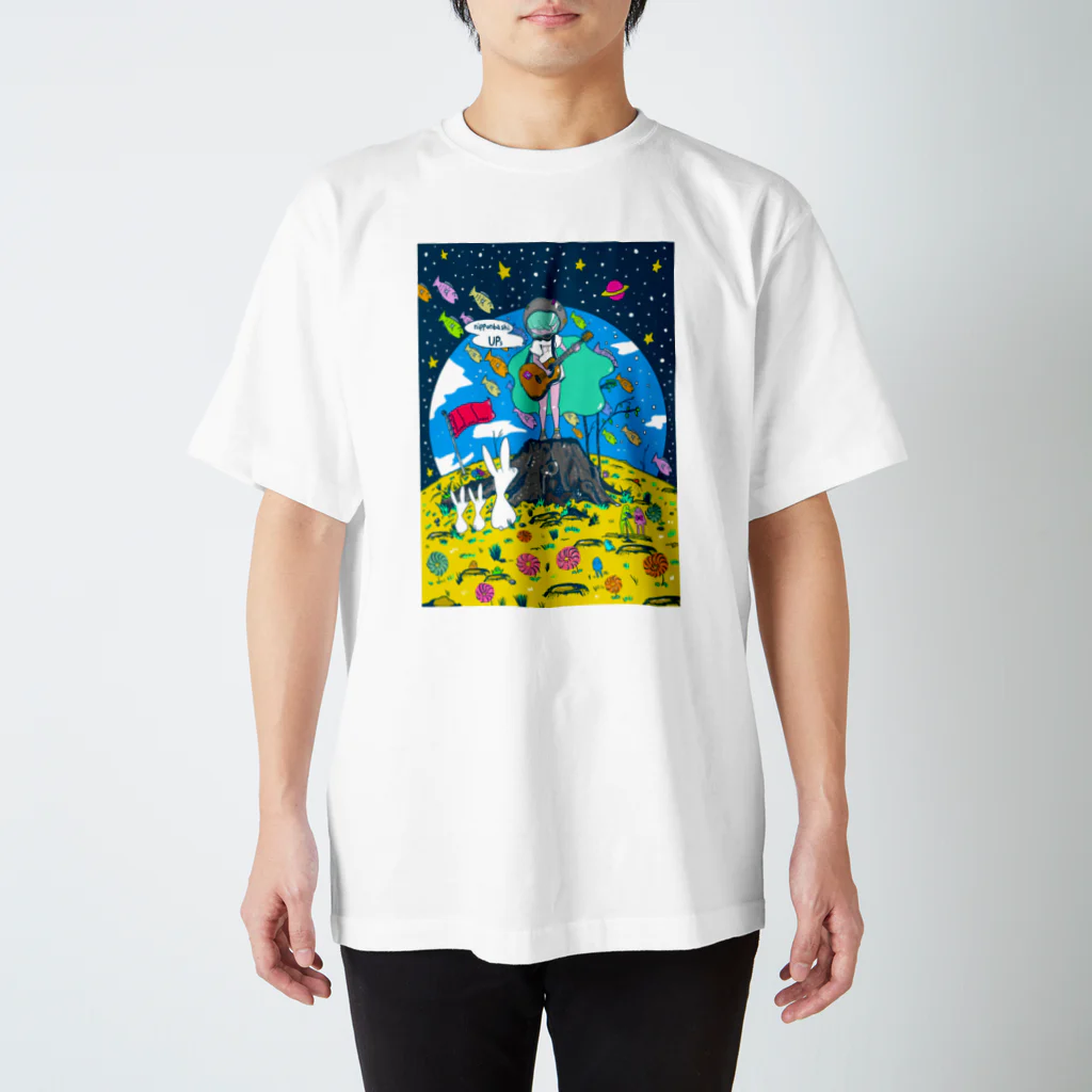 日本橋UPsの支援イラストフルカラーver. Regular Fit T-Shirt