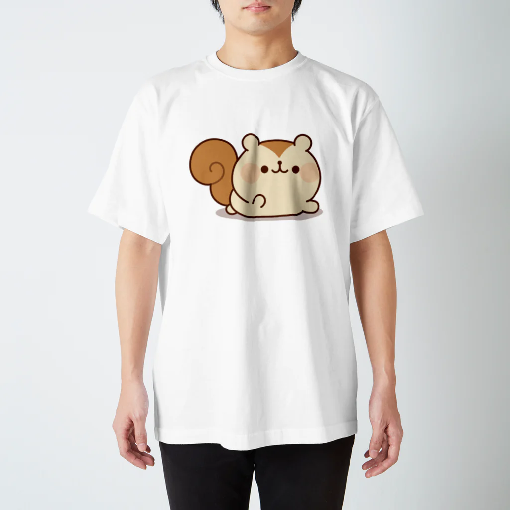 DECORの甘えんぼリスさん　ごろんver. スタンダードTシャツ