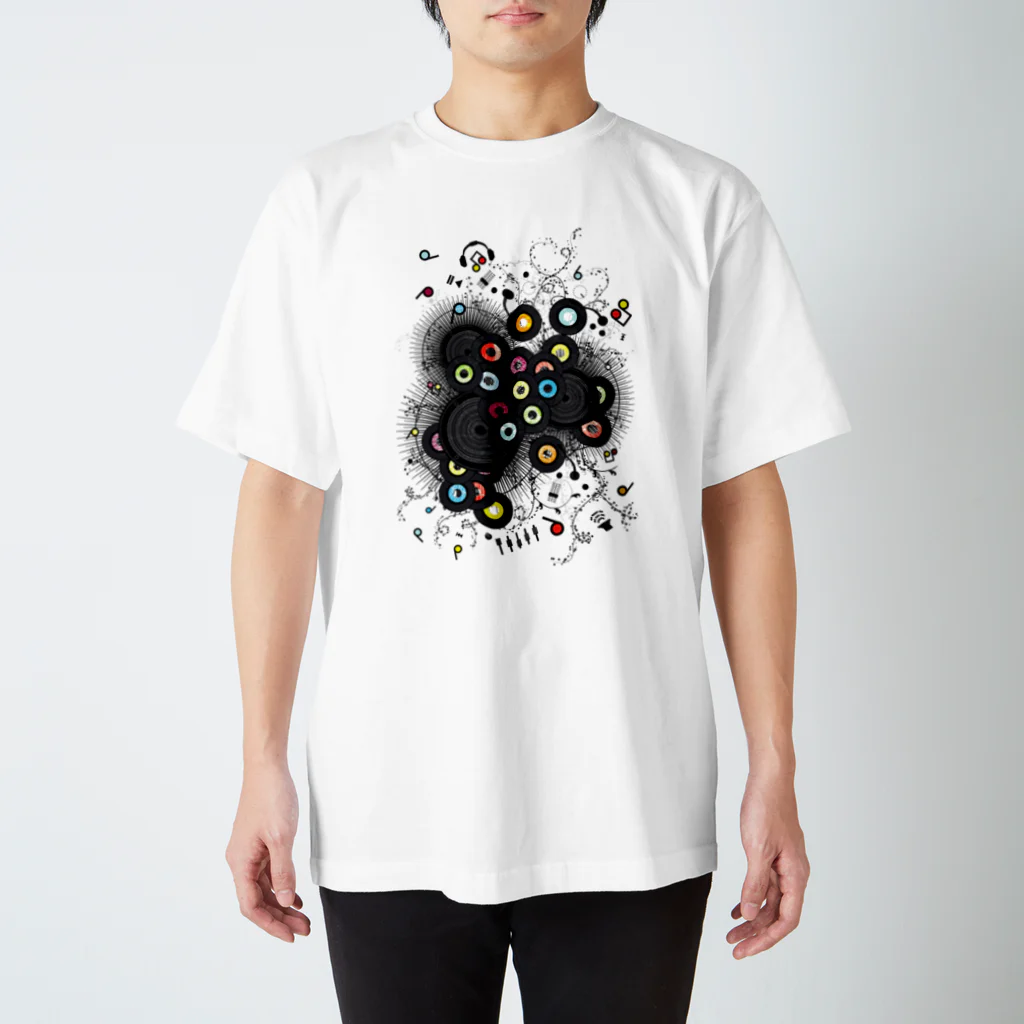 AURA_HYSTERICAの20th-Century Music スタンダードTシャツ