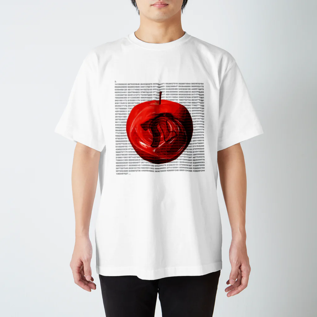 AURA_HYSTERICAのApple_Pi スタンダードTシャツ