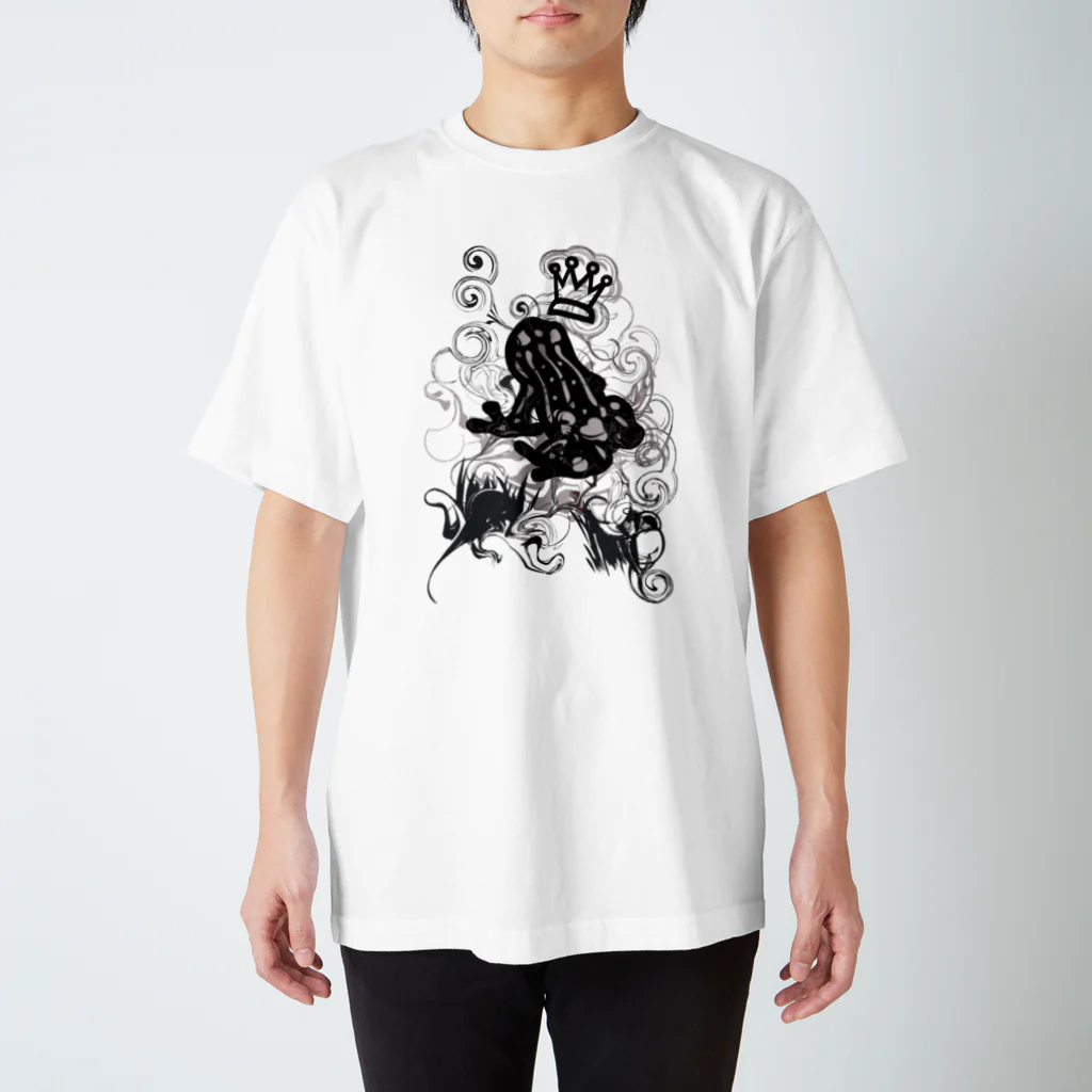 AURA_HYSTERICAのPoison_dart_frog Regular Fit T-Shirt