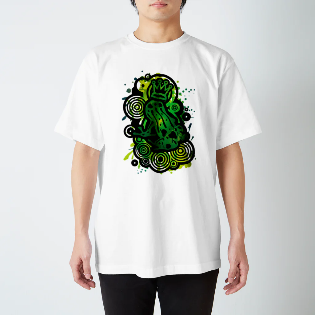 AURA_HYSTERICAのPoison_dart_frog スタンダードTシャツ