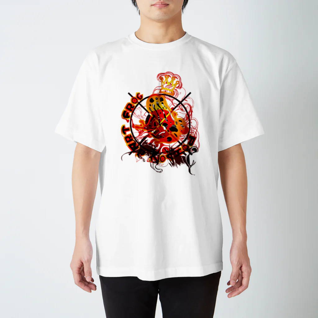 AURA_HYSTERICAのPoison_dart_frog スタンダードTシャツ