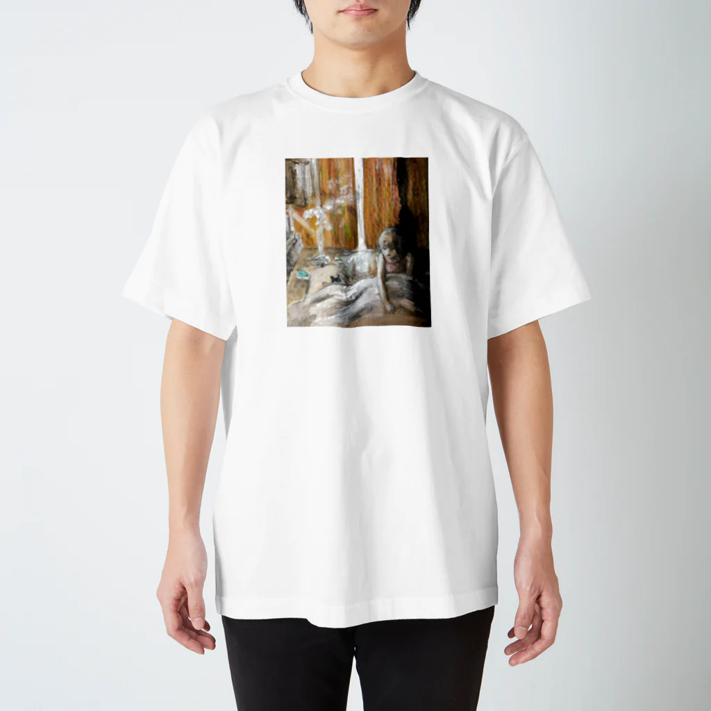 チェリー木下の作品倉庫のダンボール絵「ヒカリニキエテユクモノ」 Regular Fit T-Shirt