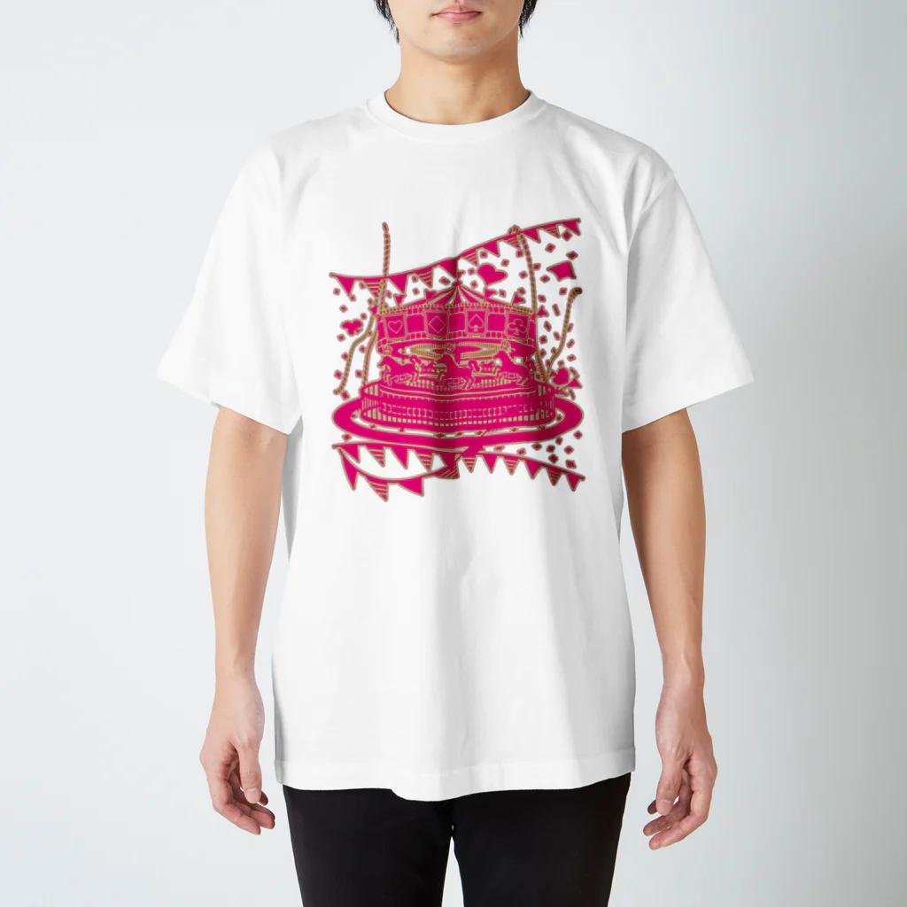 AURA_HYSTERICAのCarousel スタンダードTシャツ