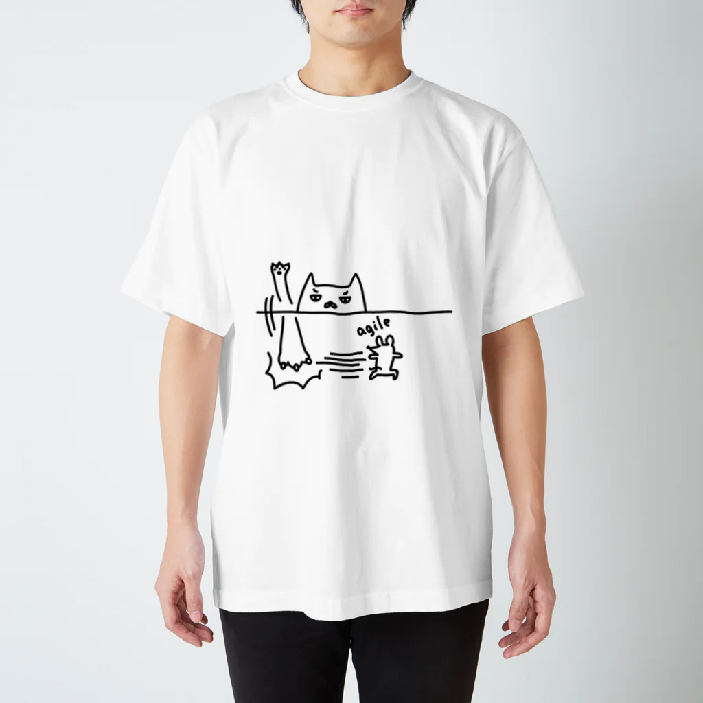 PokuStarの俊敏なネズミ スタンダードTシャツ