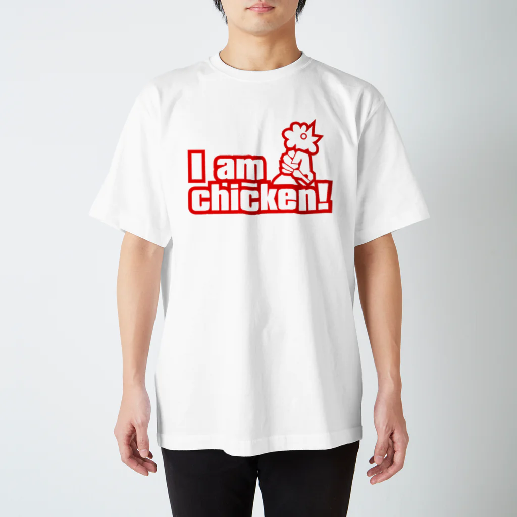 AURA_HYSTERICAのI_am_chicken! Regular Fit T-Shirt