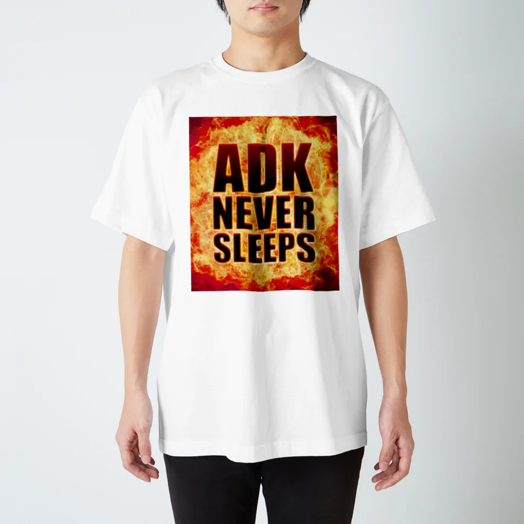 【仮想通貨】ADKグッズ専門店 のADK NEVER SLEEPS Regular Fit T-Shirt