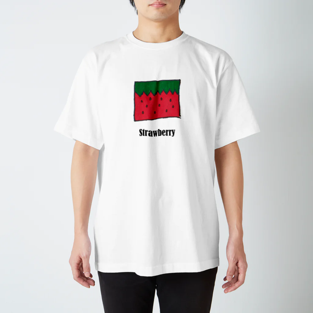 ももたくんのなんちゃってStrawberry Regular Fit T-Shirt