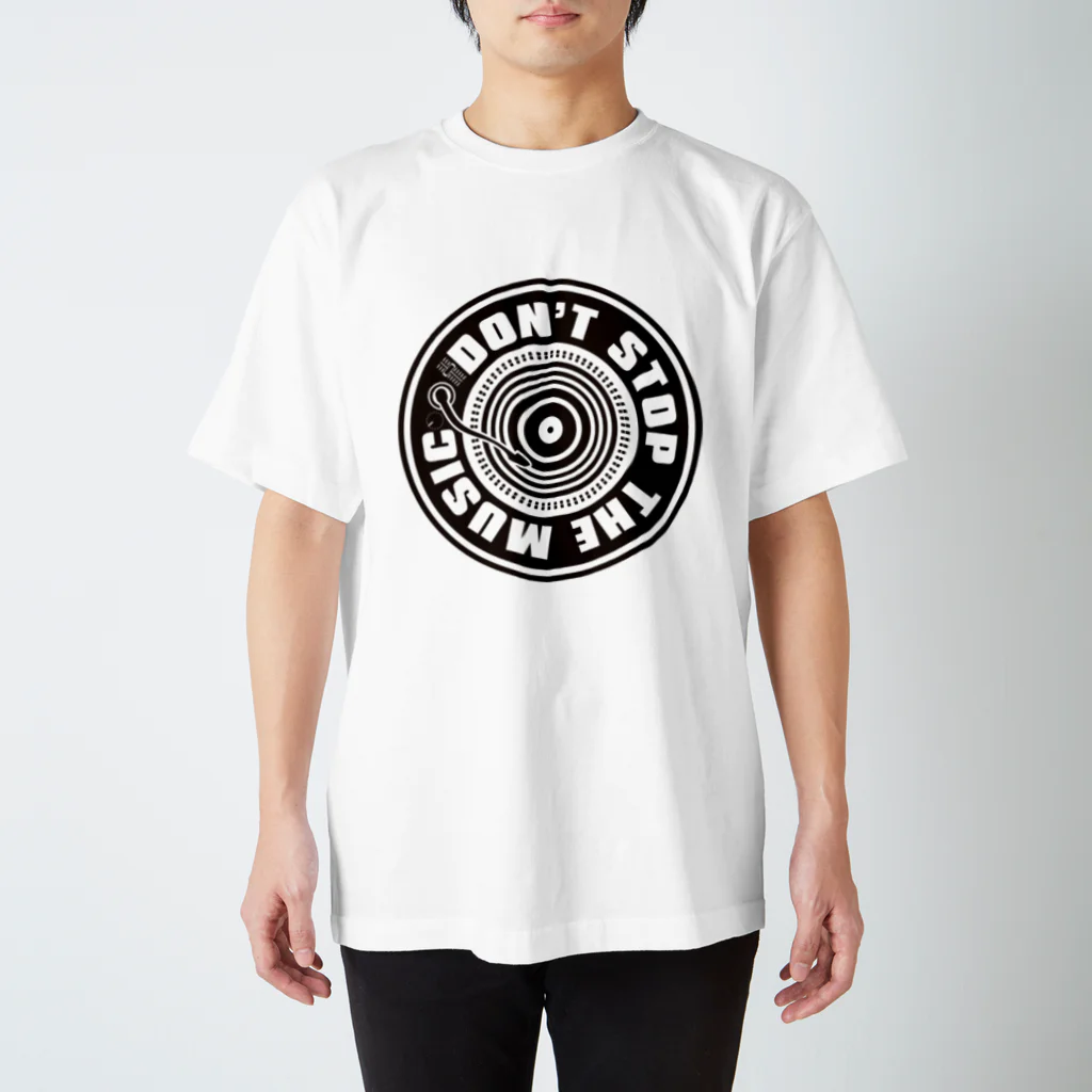 AURA_HYSTERICAのDON'T STOP THE MUSIC Regular Fit T-Shirt