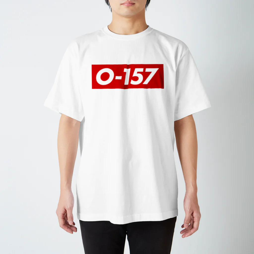 Takumi MorohashiのO-157ボックスロゴ スタンダードTシャツ