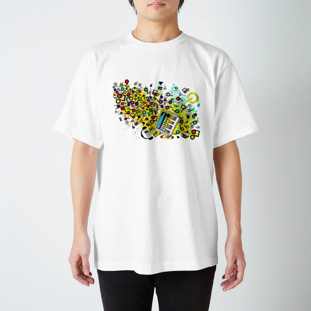 AURA_HYSTERICAのInstant_Music スタンダードTシャツ