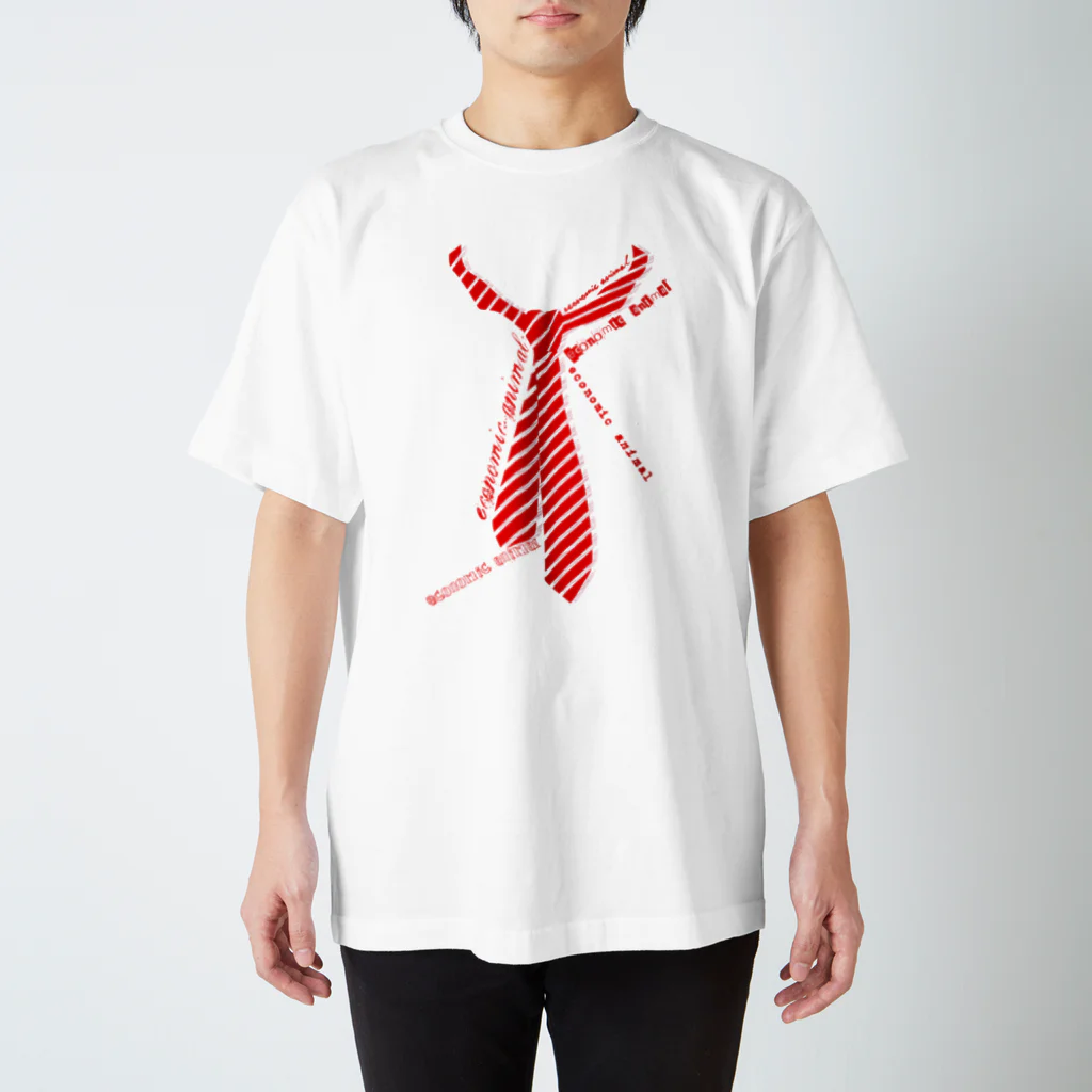 AURA_HYSTERICAのEconomic_Animal スタンダードTシャツ