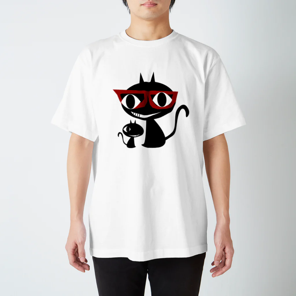 キャッティ（オフィシャル）ネコ好き集まれ!!のこれがキャッティだ!! スタンダードTシャツ