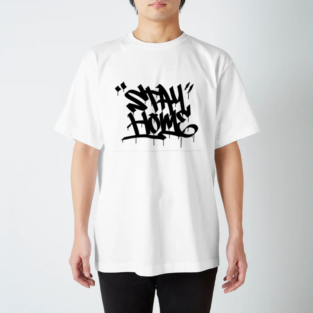 安藤 徹平 | グラフィックデザイナー | AND THROUGH DESIGNのSTAY HOME TAGING Regular Fit T-Shirt