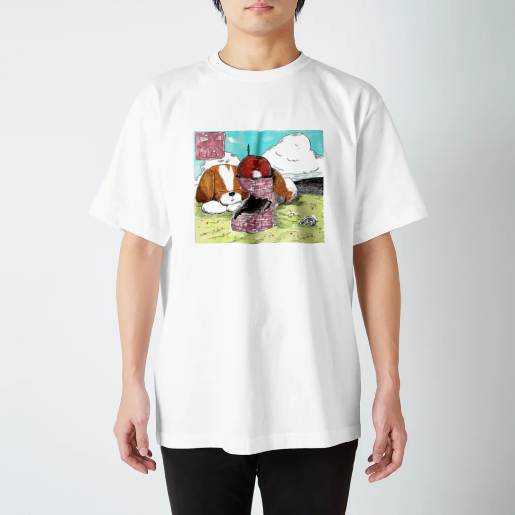 アトリエミキストアの思い出の風景シーズーと共に Regular Fit T-Shirt