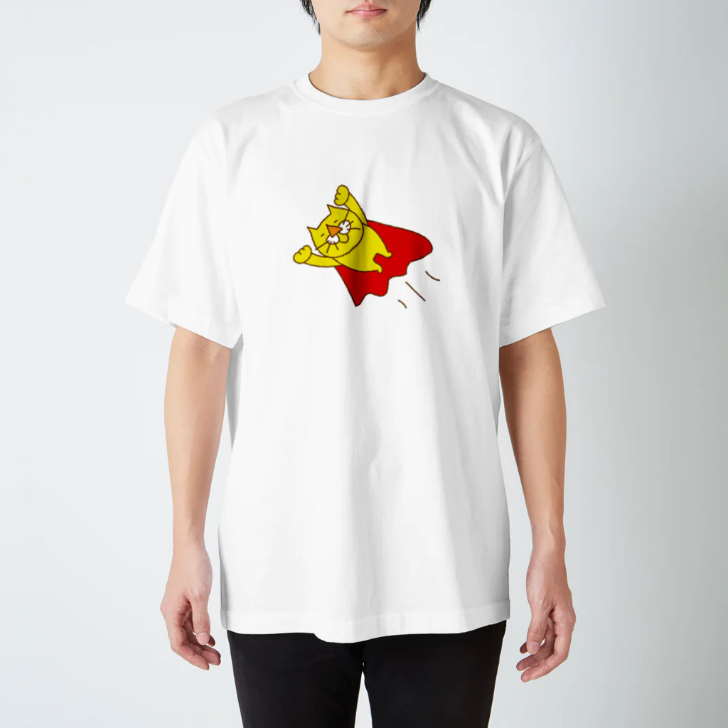 riteru1006の黄猫のきなこ スーパーマンになる Regular Fit T-Shirt
