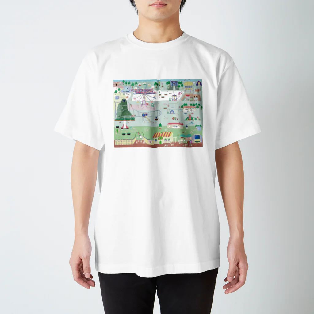 HIKAMARU　SHOPの遊園地 スタンダードTシャツ