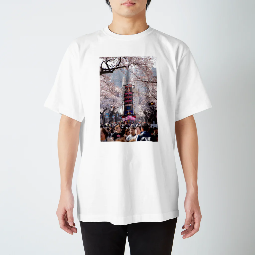 写真プリントの日立風流物 Regular Fit T-Shirt