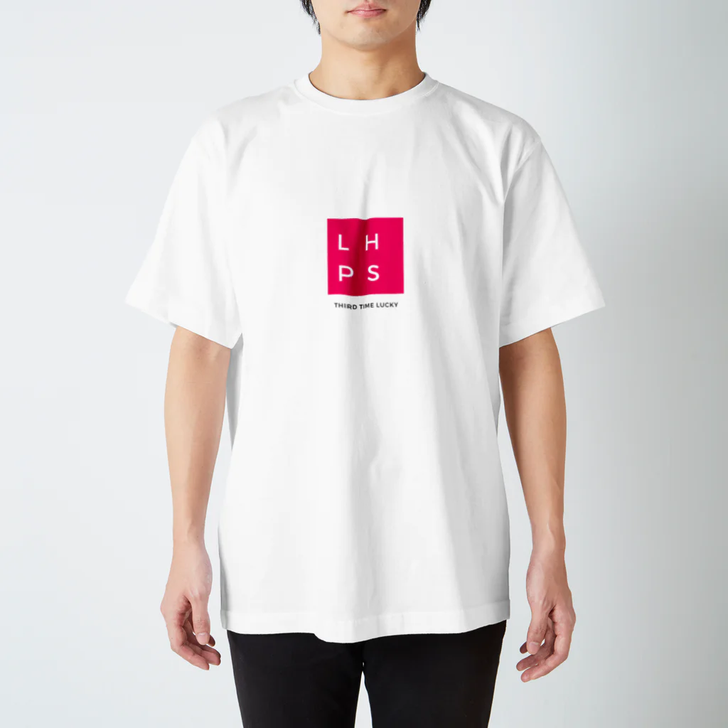 LHPSのLHPS ロゴ　PINK スタンダードTシャツ