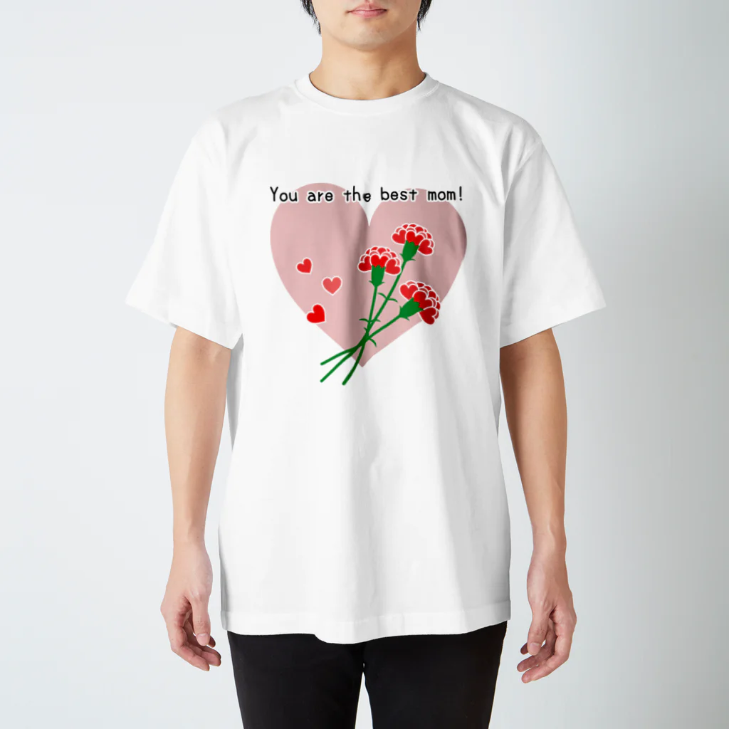 Reve de Roseの【母の日】 最高のお母さん！ スタンダードTシャツ