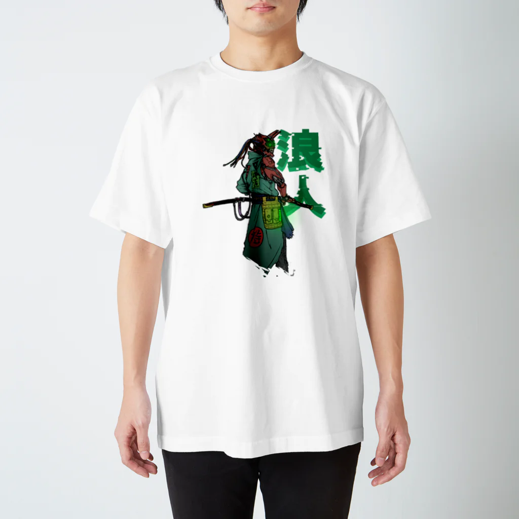 R0NIN_29のサイボーグ浪人 Regular Fit T-Shirt